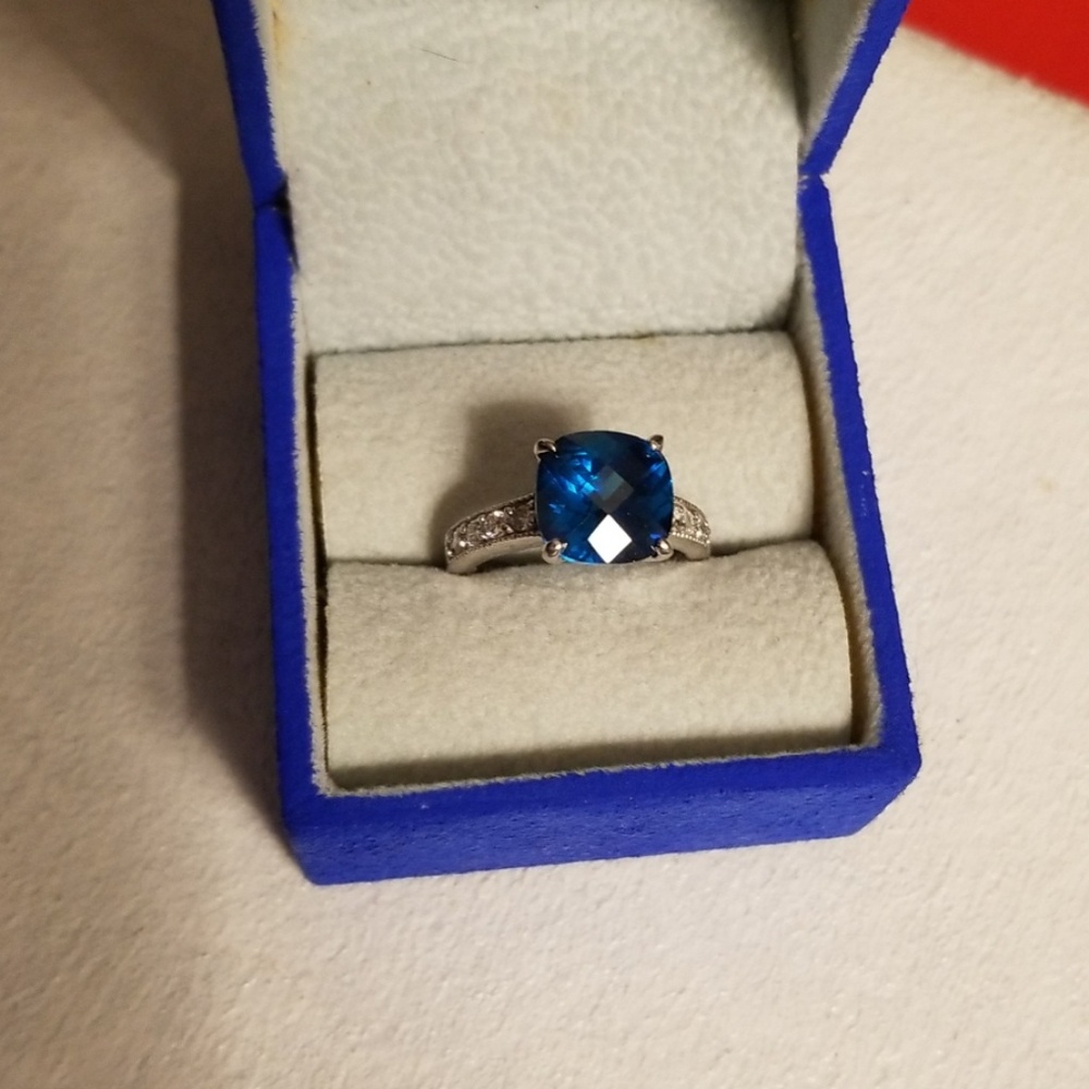 Turquoise Topaz Ring